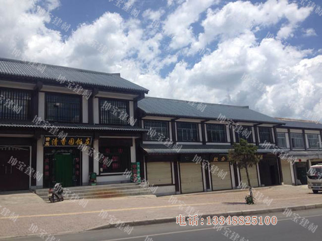 仿古樹脂瓦打造特色旅游復古街區,效果杠杠滴！