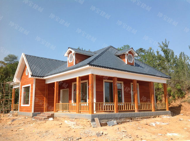 你正想建房嗎?造價(jià)30萬(wàn)的樹(shù)脂瓦輕鋼別墅是不錯(cuò)的選擇!