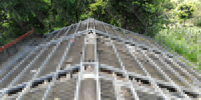 溫江水泥瓦(石棉瓦)上加蓋樹脂瓦效果圖